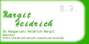 margit heidrich business card